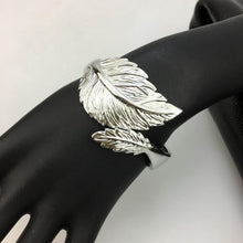Mannequin Arm Wearing Curly Leaf Bangle Bracelet