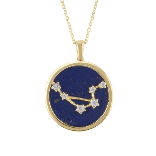 Libra – Gold & Lapis Lazuli