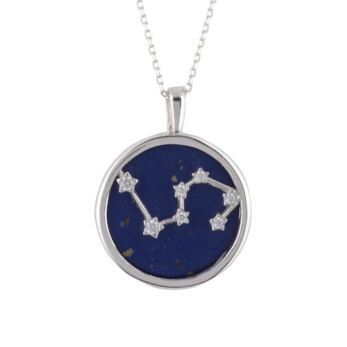 Leo – Silver & Lapis Lazuli Main Image Close Up