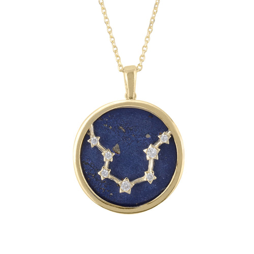 Aquarius – Gold & Lapis Lazuli