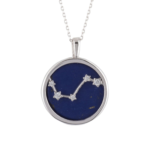 Aries – Silver & Lapis Lazuli Main Image Close Up