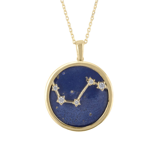 Aries – Gold & Lapis Lazuli