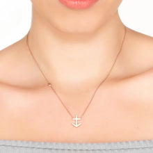 Woman Wearing Sagittarius Silver Necklace