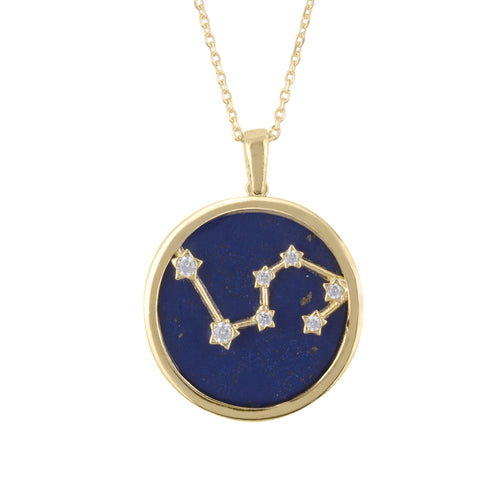 Leo – Gold & Lapis Lazuli