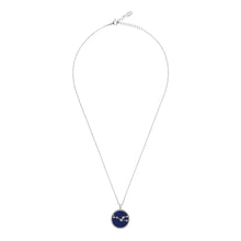 Taurus – Silver & Lapis Lazuli Full Necklace View