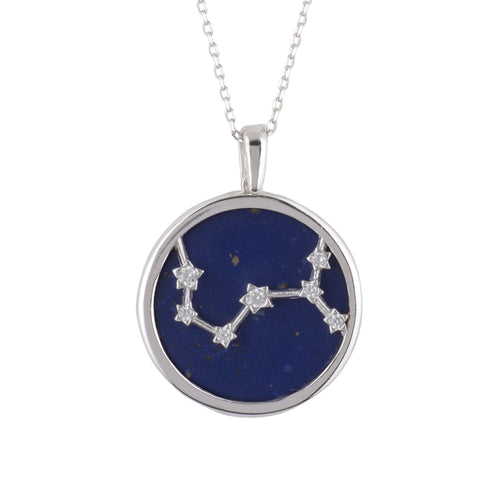 Scorpio – Silver & Lapis Lazuli Main Image Close Up