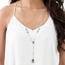 Woman Wearing Triple Layer Necklace